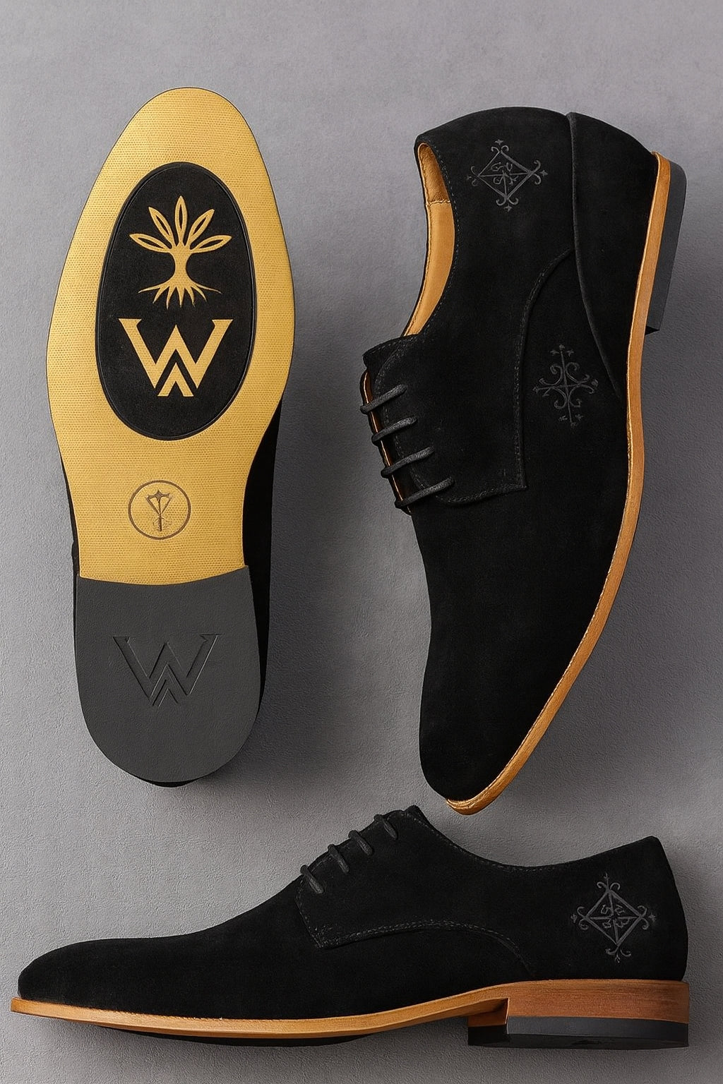WOZO Derby Shoes - Premium Leather