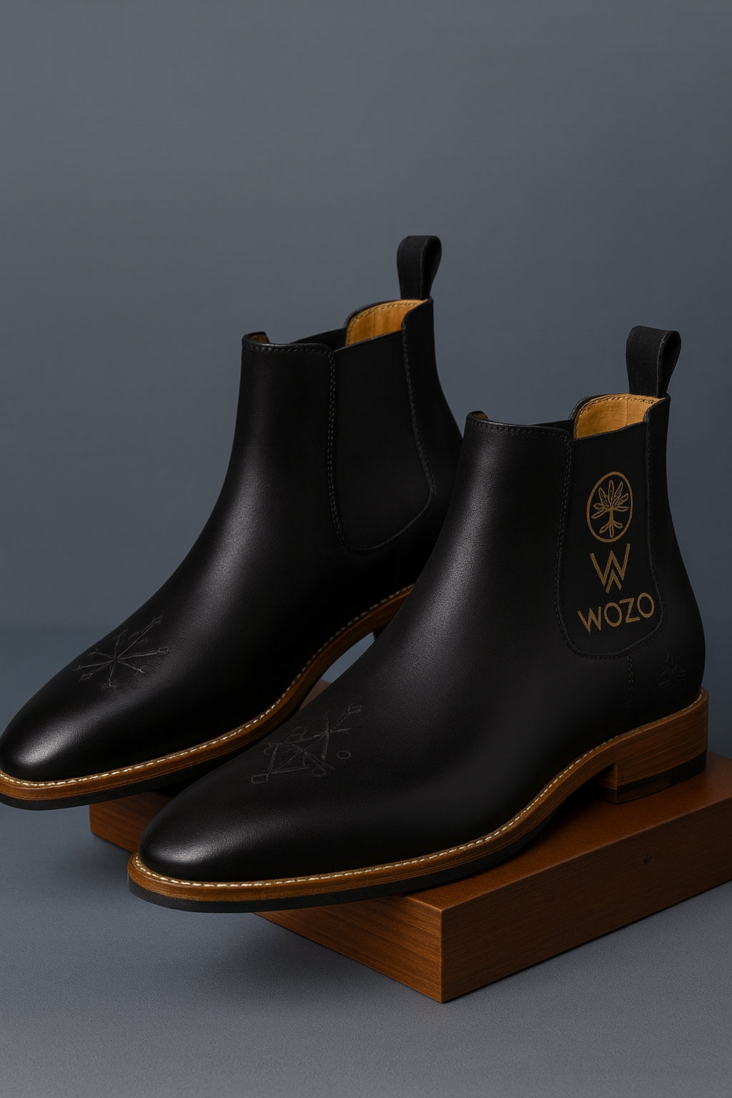 WOZO Chelsea Boots - Premium Leather