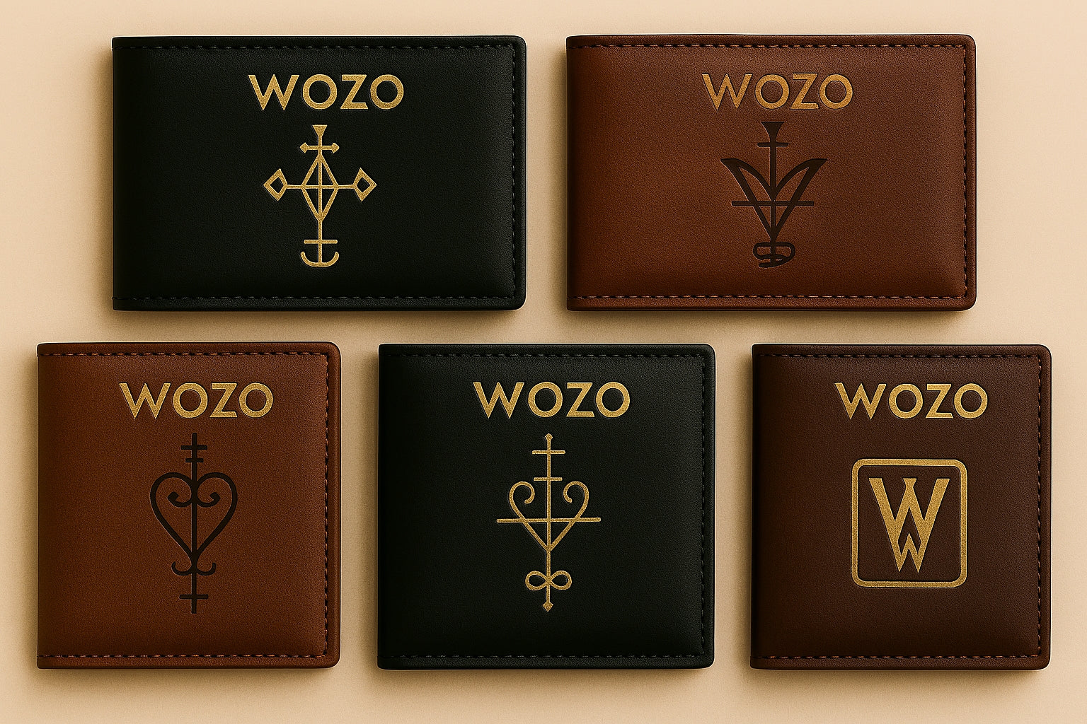 WOZO Leather Wallet - Premium Craftsmanship